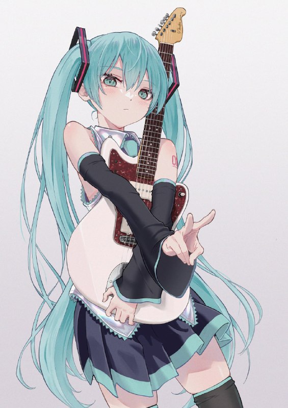 A: #はしばT: #VocaloidE: #Hatsune_Miku #GuitarS: Pixiv