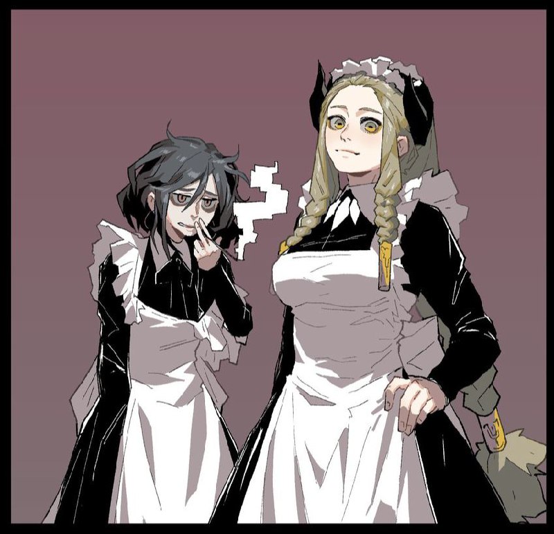 Якби я була покоївкою. (Зліва.)Якби я була покоївкою. (Зліва.)