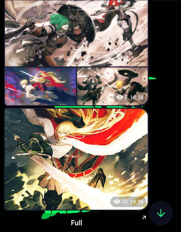 Какое оформление лучше, как на фото(обьеденять пак артов и под одним из иллюстраций кнопка фула)Или как раньше